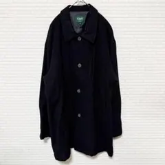 【美品】F.CONCEPT ブラック チェスターコート M 中古 古着 メンズ