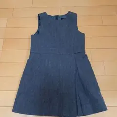 BeBe ダークグレー ノースリーブ ワンピース