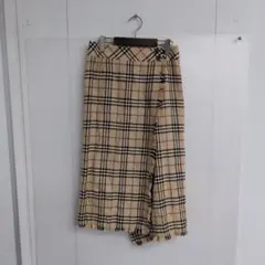 5ピ352◎BURBERRY LONDON◎巻きロングスカート◎レディース