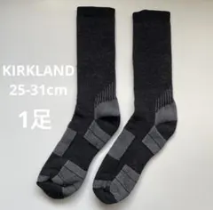 新品　カークランド メリノウール混ソックス　1足　メンズソックス　あったか靴下