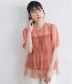 福袋　チュールドッキング　Tシャツ　オレンジのサムネイル
