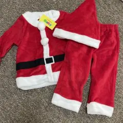 新品タグ付き　100センチ　サンタクロース3点セット