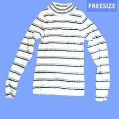 E hyphen world gallery ストライプニット