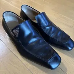 【極美品】Louis Vuitton レザーローファー ブラックのサムネイル