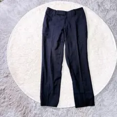 ザ・スーツカンパニー ネイビーパンツ センタープレス S