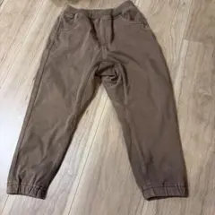 ウエストゴム ロングパンツ ブラウン　良品計画　無印のサムネイル
