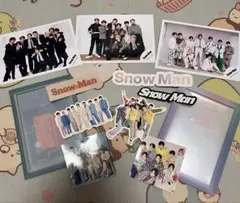 Snow Man フレークシール ポートレート スノ 集合フォト