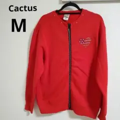 Cactus【M】カクタス　ハート型ストーン パーカー　裏起毛