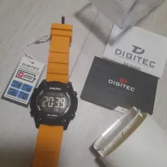 DIGITEC DG-5204 オレンジ 時計