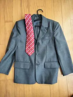 男の子　フォーマルスーツセット 130cm グレー