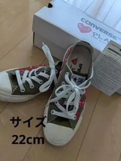 22cm CONVERSE PLAY COMME des GARCONS スニーのサムネイル