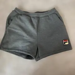 FILA グレーショートパンツ 裏起毛
