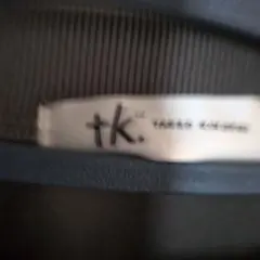 TK TAKEO KIKUCHI　モスグリーン配色長袖Tシャツ