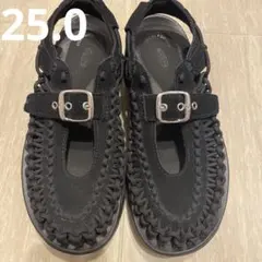 ☆希少美品☆KEEN☆キーンユニーク ピーエルティー タッセル 23cm 厚底 