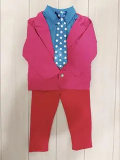 【新品未使用品】パルパルーザ　ミニー　ミッキー　衣装　キッズ　コスプレ100