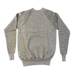 超美品 80s USA製Pannill グレー ラグランスリーブ スウェット L