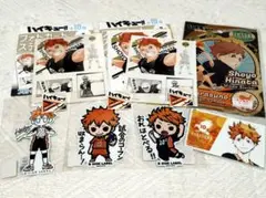 ハイキュー！！ 日向翔陽 フォトカード&ステッカー ステッカー セット