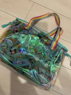 Disney プールバック　レインボー
