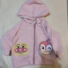 アンパンマン フルジップパーカー ピンク