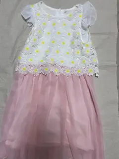 花柄刺繍　ドレス　140 プリンセス