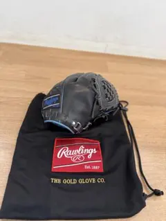 Rawlings 硬式オーダーグローブ 黒/青のサムネイル