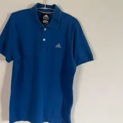 adidas ポロシャツ ブルー メンズ Mサイズ　送料無料　半袖のサムネイル