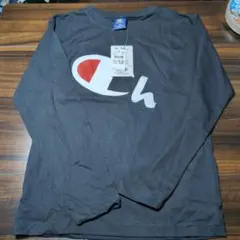 Champion 長袖カットソー ブラック 160