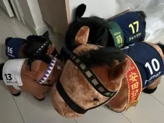 競馬 ぬいぐるみ 4体セット