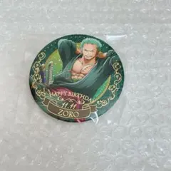 ワンピース バースデー ジュエリー缶バッジ ゾロ