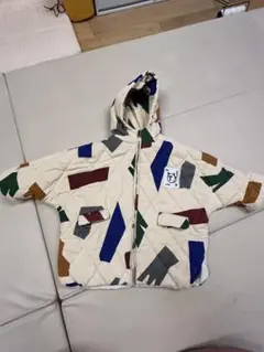 キッズ ジャケット キルティング フード付き