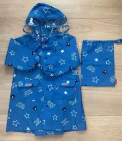 DOUBLE.B ベビーレインコート Sサイズ　ダブルビー　ミキハウス