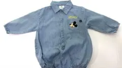 baby doll Mickey ミッキーマウス デニムロンパース
