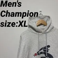 Champion メンズ パーカー XL グレー