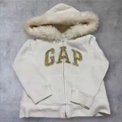 【 即発送 】 BABY GAP パーカー ホワイト 0003