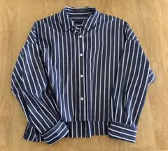 JOURNAL STANDARD シャツ ネイビーと白のストライプのサムネイル