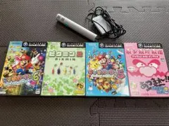 ニンテンドーゲームキューブソフト4本セット+マリオパーティ6用マイク