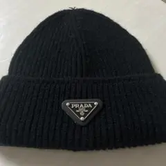 PRADA ブラック ニット帽