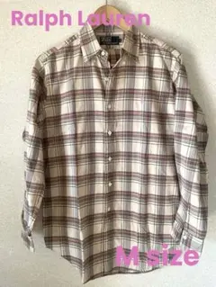 Polo by Ralph Lauren チェック柄長袖シャツ M