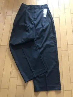 【新品未使用】シルエットビジン　ワイドパンツ　XL 黒　定価4900円