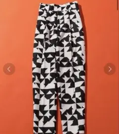 【kapitza×JEANASIS】サスティナブルワイドストレートパンツ 白 黒