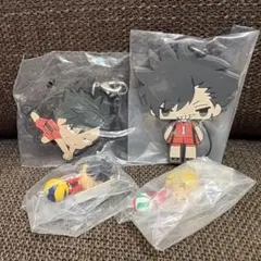 ハイキュー！！　ラバーストラップ　黒尾　孤爪　4点セット　チャーム