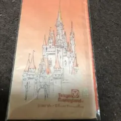 東京ディズニーランド　開業　レトロ　ハンカチ