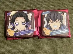 鬼滅の刃　バレンタイン　缶バッジ　胡蝶しのぶ　嘴平伊之助