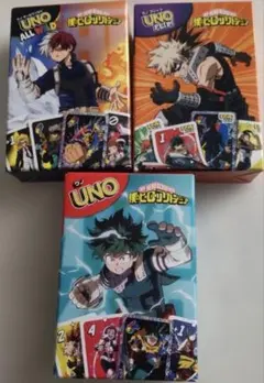 マクドナルド　ハッピーセット　UNO ヒロアカ　緑谷出久　轟　爆豪　3種セット