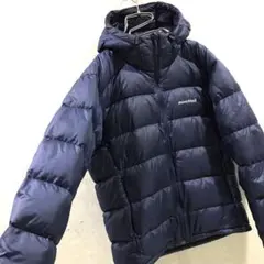 mont-bell ライトアルパインダウンパーカー EX800 極美品 紺白 L