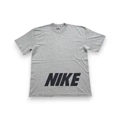 90s NIKE ナイキ 銀タグ ビンテージ Tシャツ グレー ロゴ シンプルのサムネイル