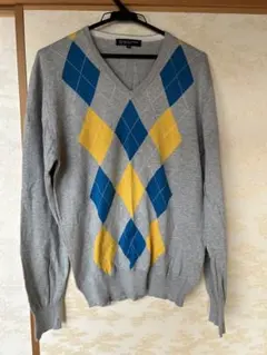 Beauty & Youth アーガイル ニット