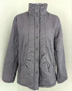 パープルローズキルティング中綿ジャンパー