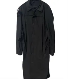 lanvin 黒 ステンカラーコート ジッパー付きのサムネイル