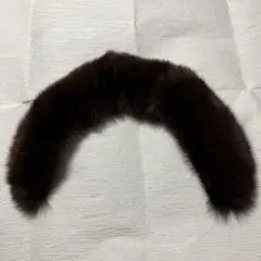リアルファー　FOX 茶系　毛皮マフラー　お値下げしました